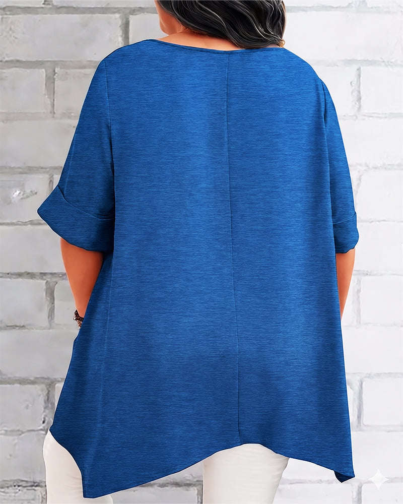 Loose Side Pocket T-Shirt