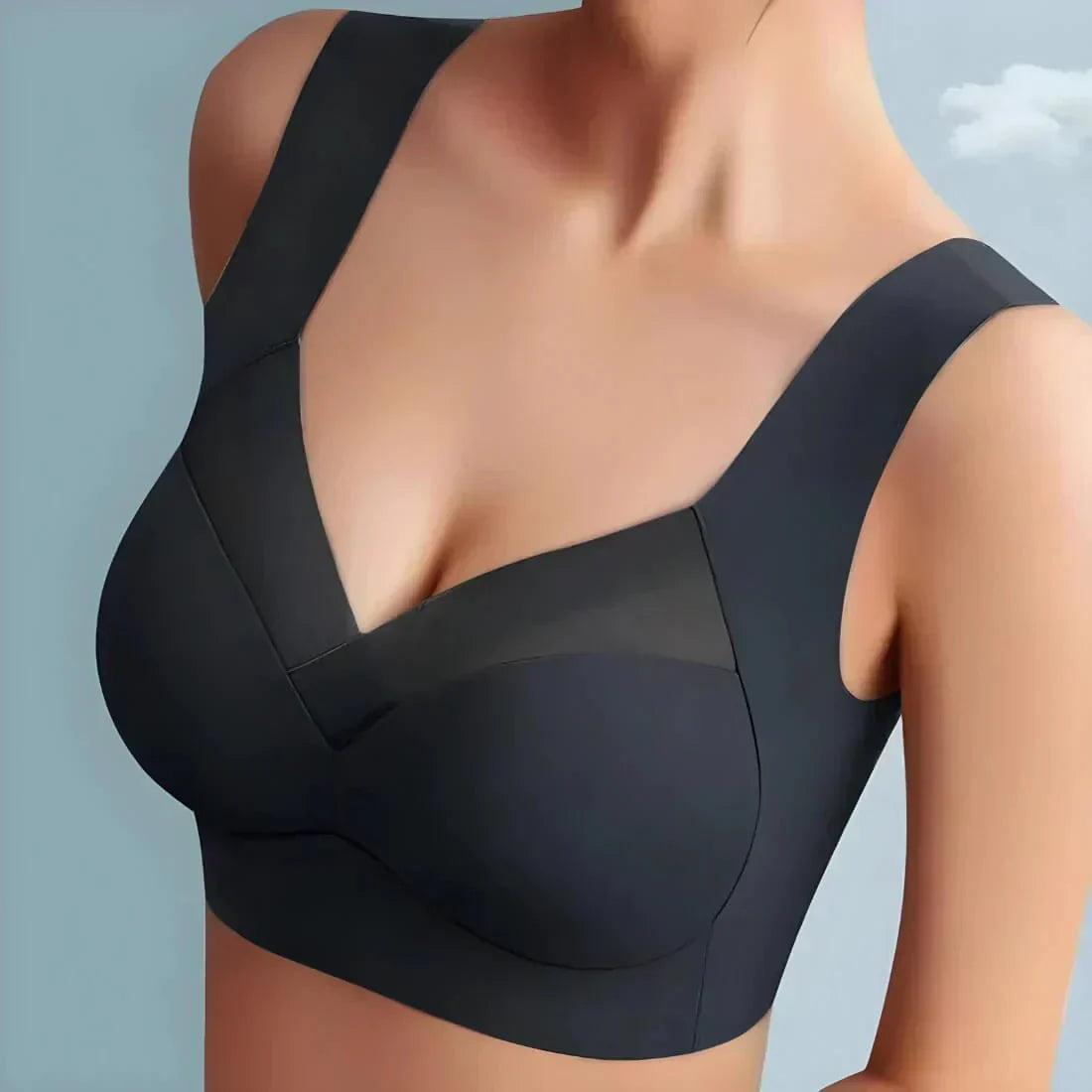 BlackFlexiBra | Ultra Comfortable Seamless Bra