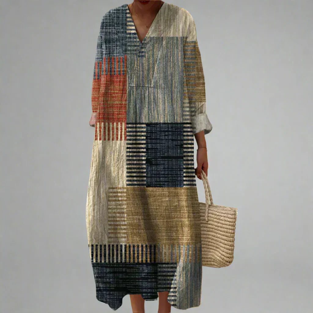 ABSTRACT IRIS DRESS