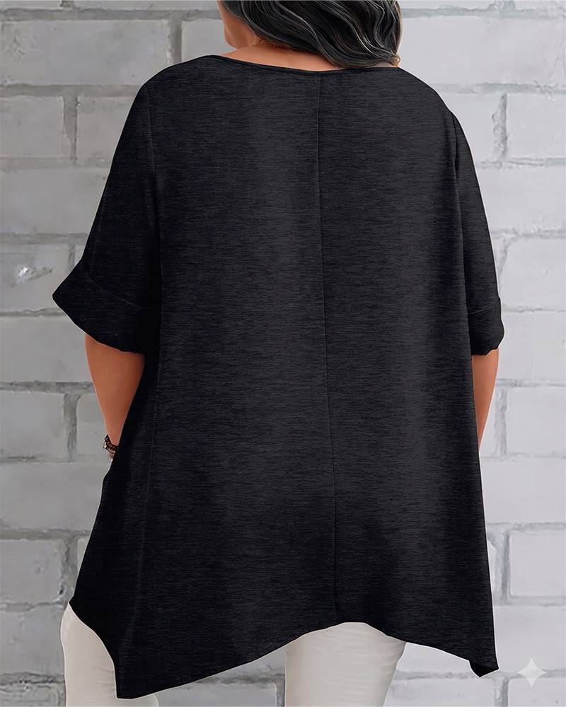Loose Side Pocket T-Shirt